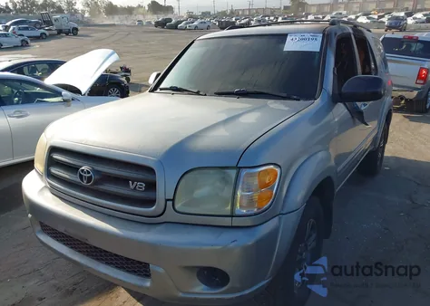 2002 Toyota Sequoia Sr5 V8 из США, поврежденный, VIN 5TDZT34A22S114438